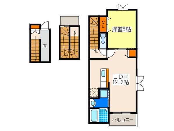 アンジュの物件間取画像